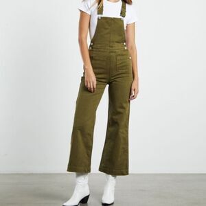 ROLLAS Sailor Overall Pants Army Green Size Small